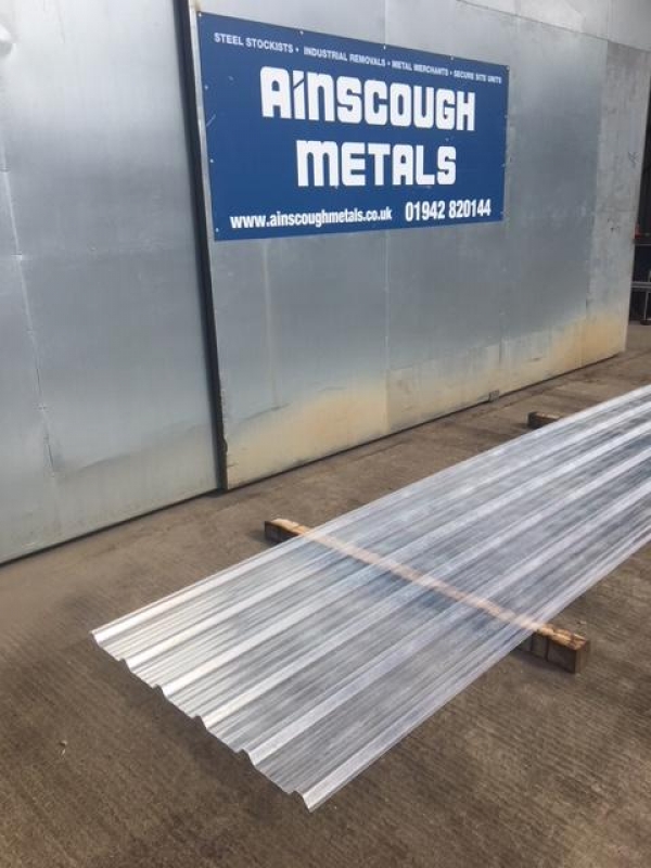 Clear Box Profile Roof Lights 5 000 Mtr X 1 000 Mtr Cover From Ainscough Metals